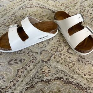 White Birkenstock size 37